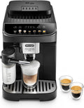 De'Longhi Magnifica Evo ECAM 292.81.B Kaffeevollautomat mit LatteCrema Milchsystem, 7 Direktwahltasten für Cappuccino, Espresso und weitere Kaffeespezialitten, 2-Tassen-Funktion, Schwarz(7 Getrnke - Modell 2021)